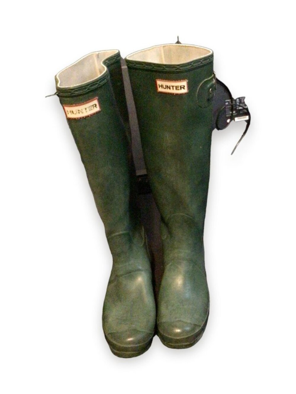 Hunter Original Tall Rain Boots Matte Green Women's 9